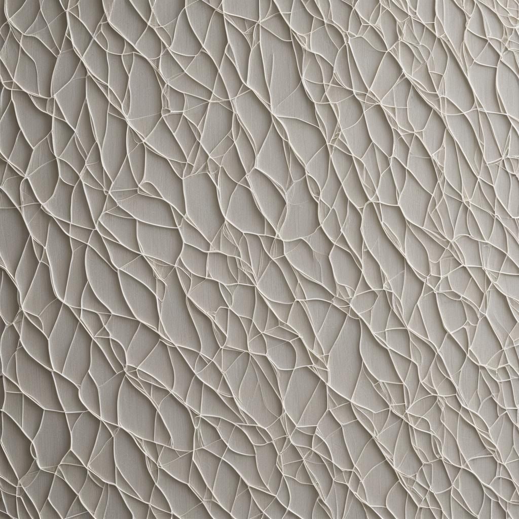 Minimalist White Surface with Intricate Embroidery