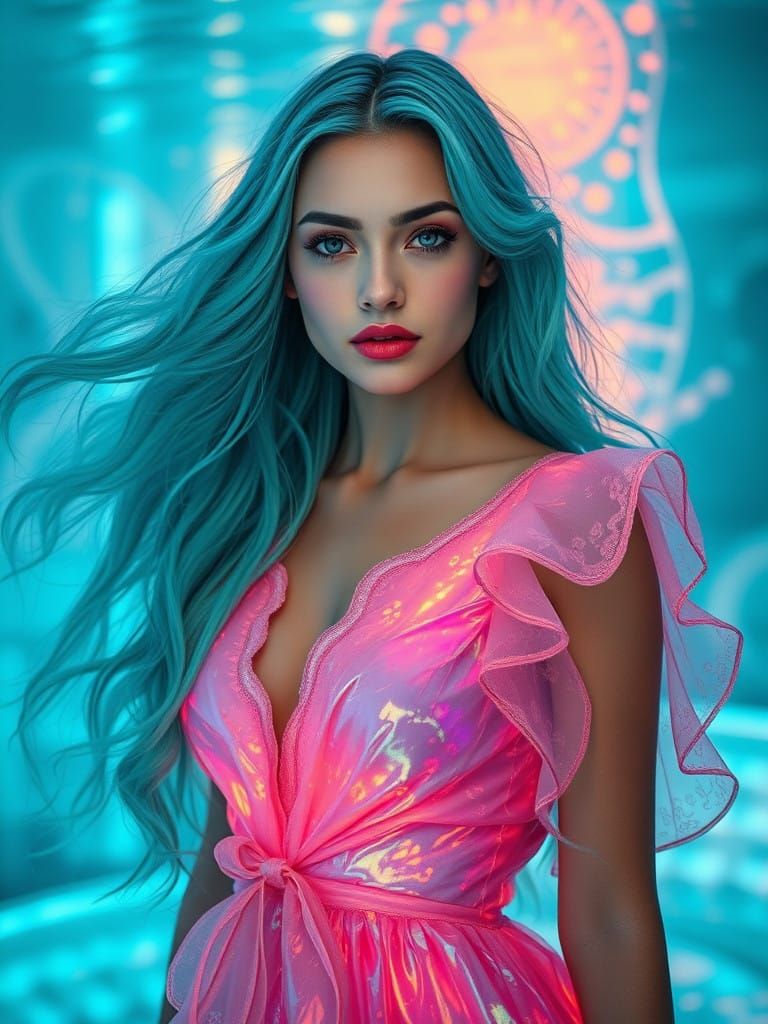 Glowing Goddess of the Underwater Realm