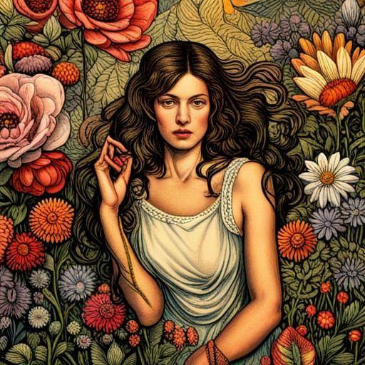 Supreme Floral Glory: An Intricate Artist Collaboration