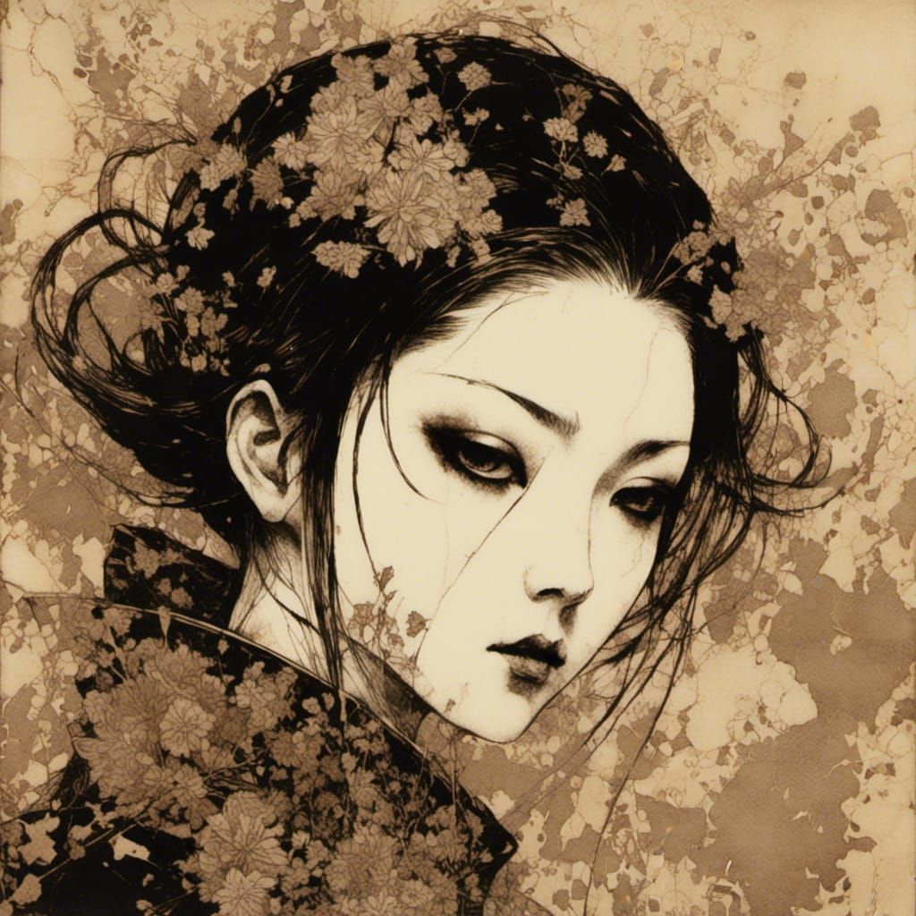 Contemplative Portrait in Sepia Tones