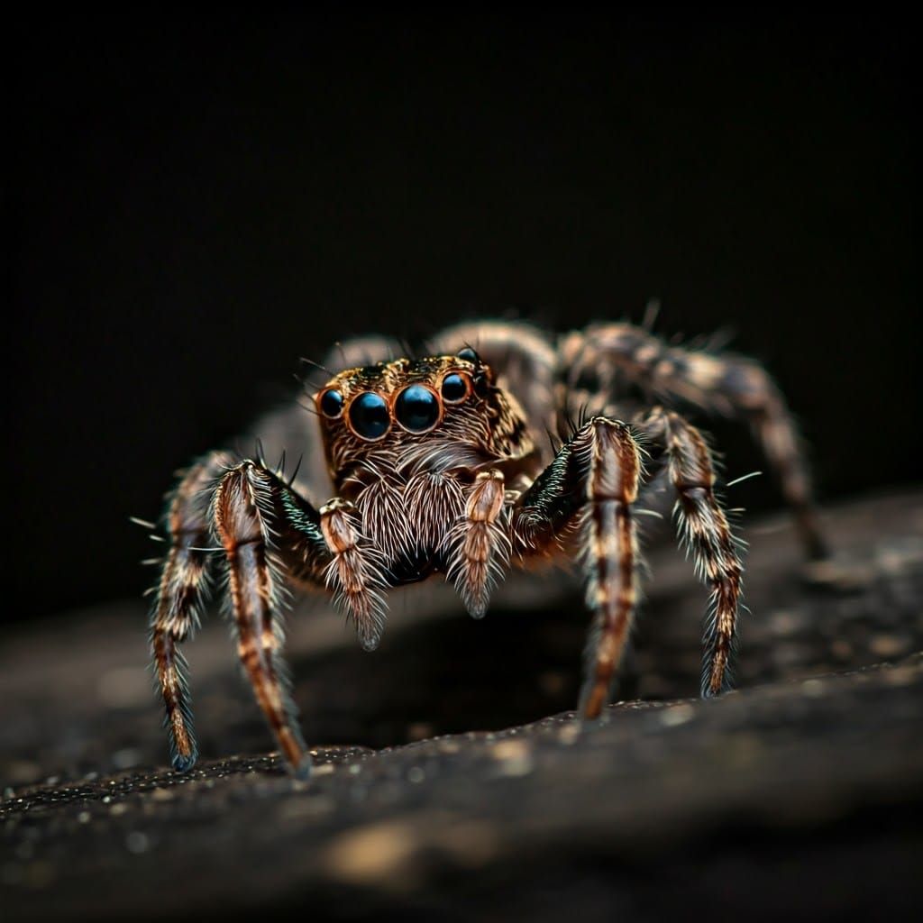 Spider Experiencing REM Sleep: An AI Dream