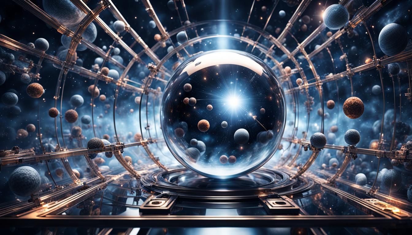 Ethereal Dark Universe Simulation in 3D