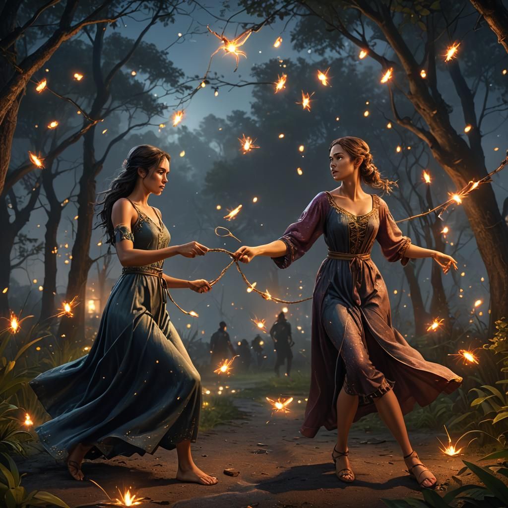 Tug of War: Fantasy Concept Art in 8K