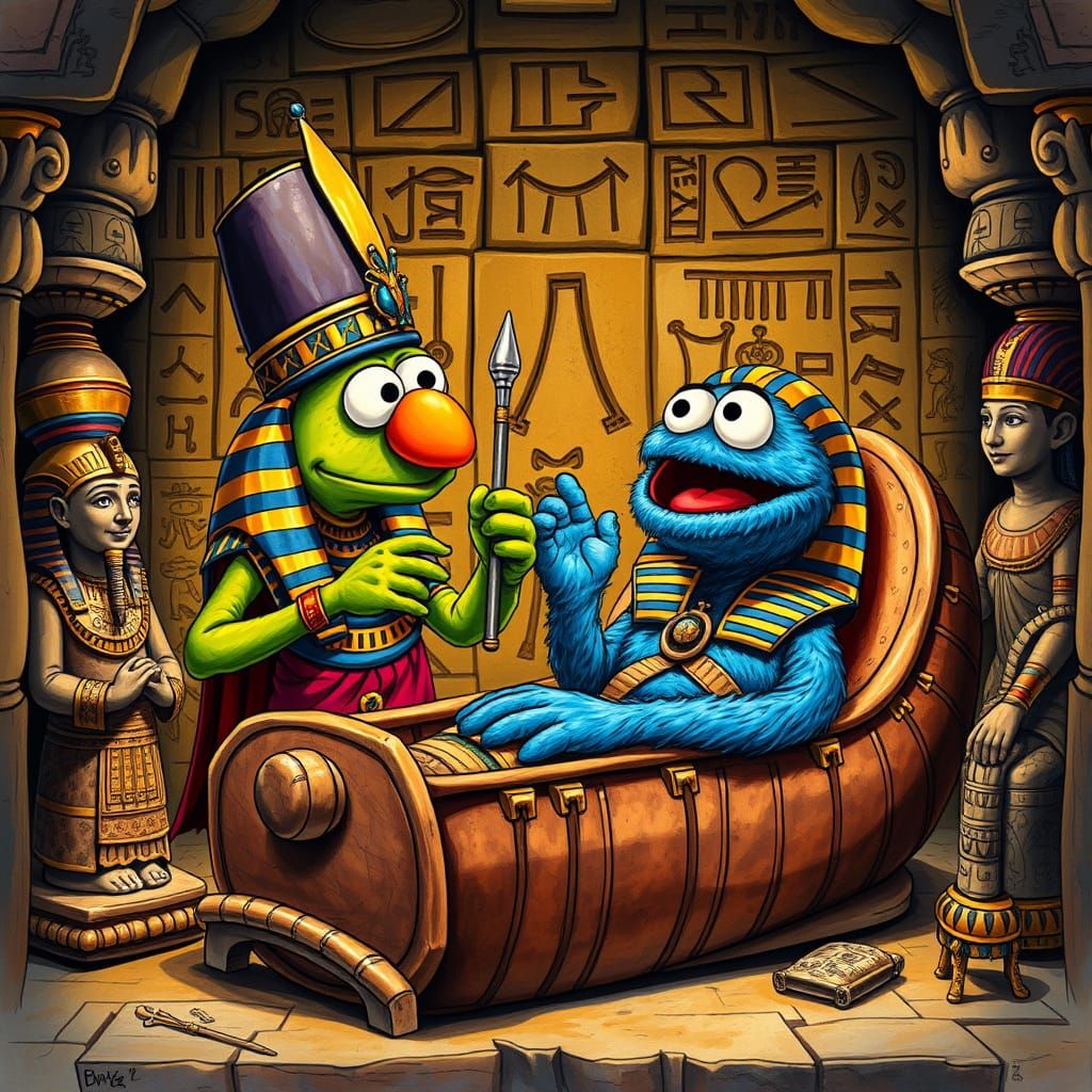 Muppets in Ancient Egyptian Rite
