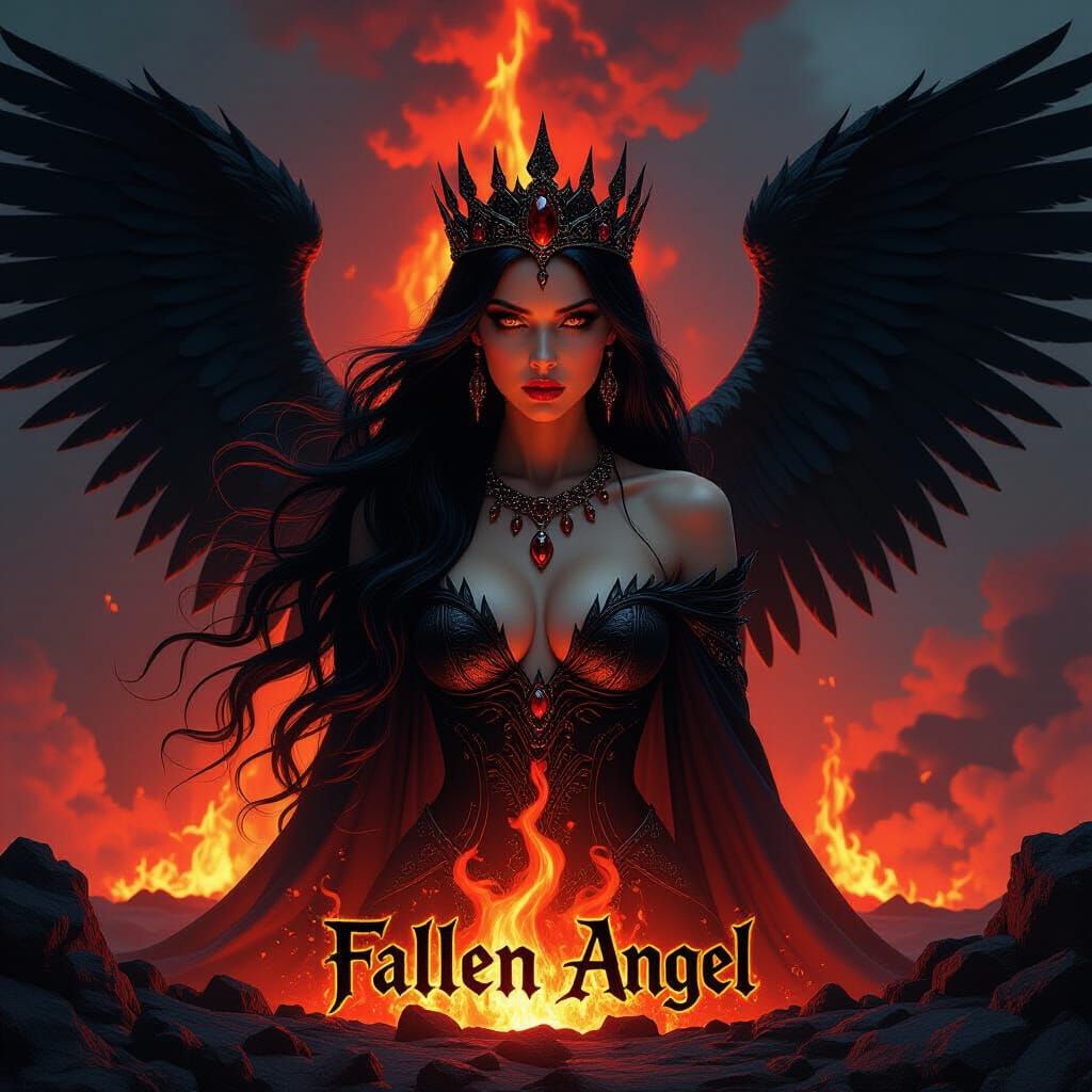 Goddess Summons Earth Power Before Volcanic Eruption