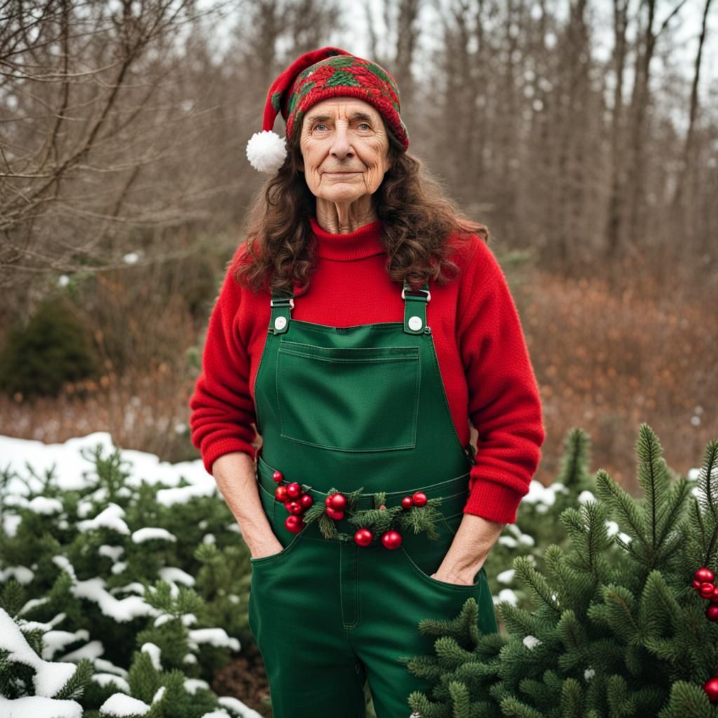 Christmas Gardener: A Cottagecore Farm Punk Portrait