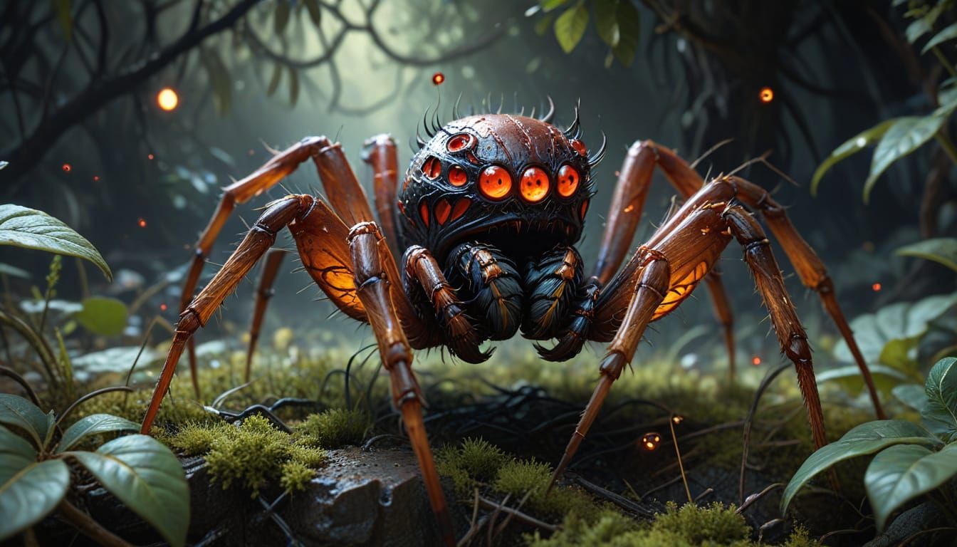 Last of Us: Spider with Internal Ecosystem