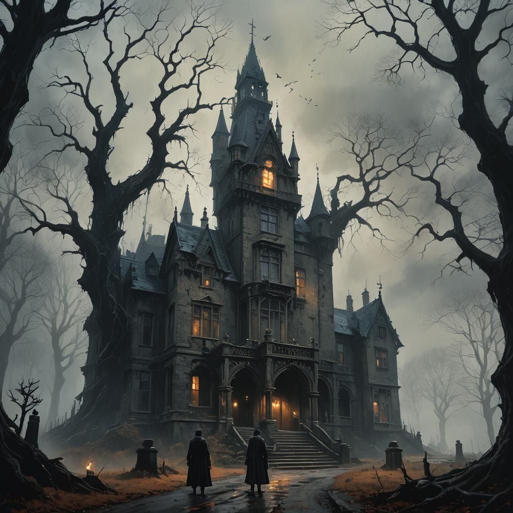 Gothic Horror Hotel in Welsh Woods