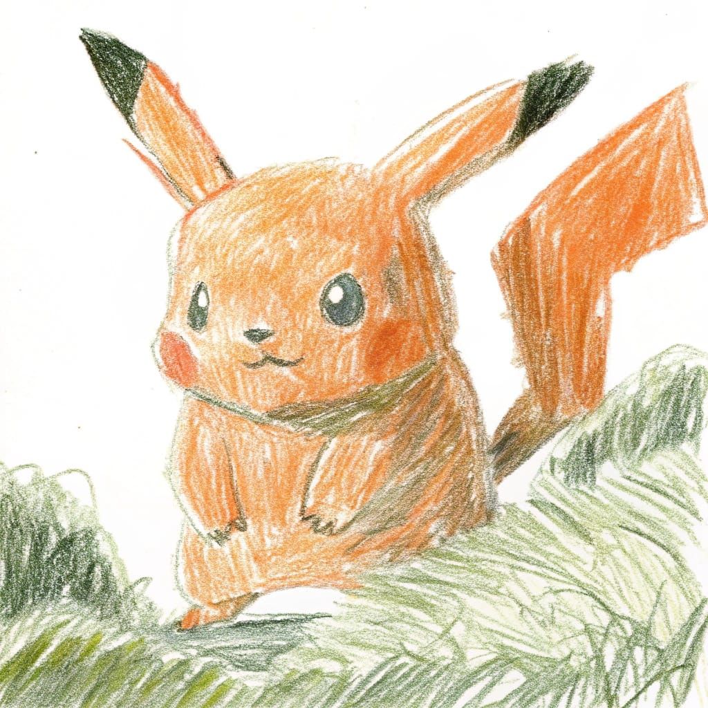 Pikachu as Skilled Pokémon Master Artwork
