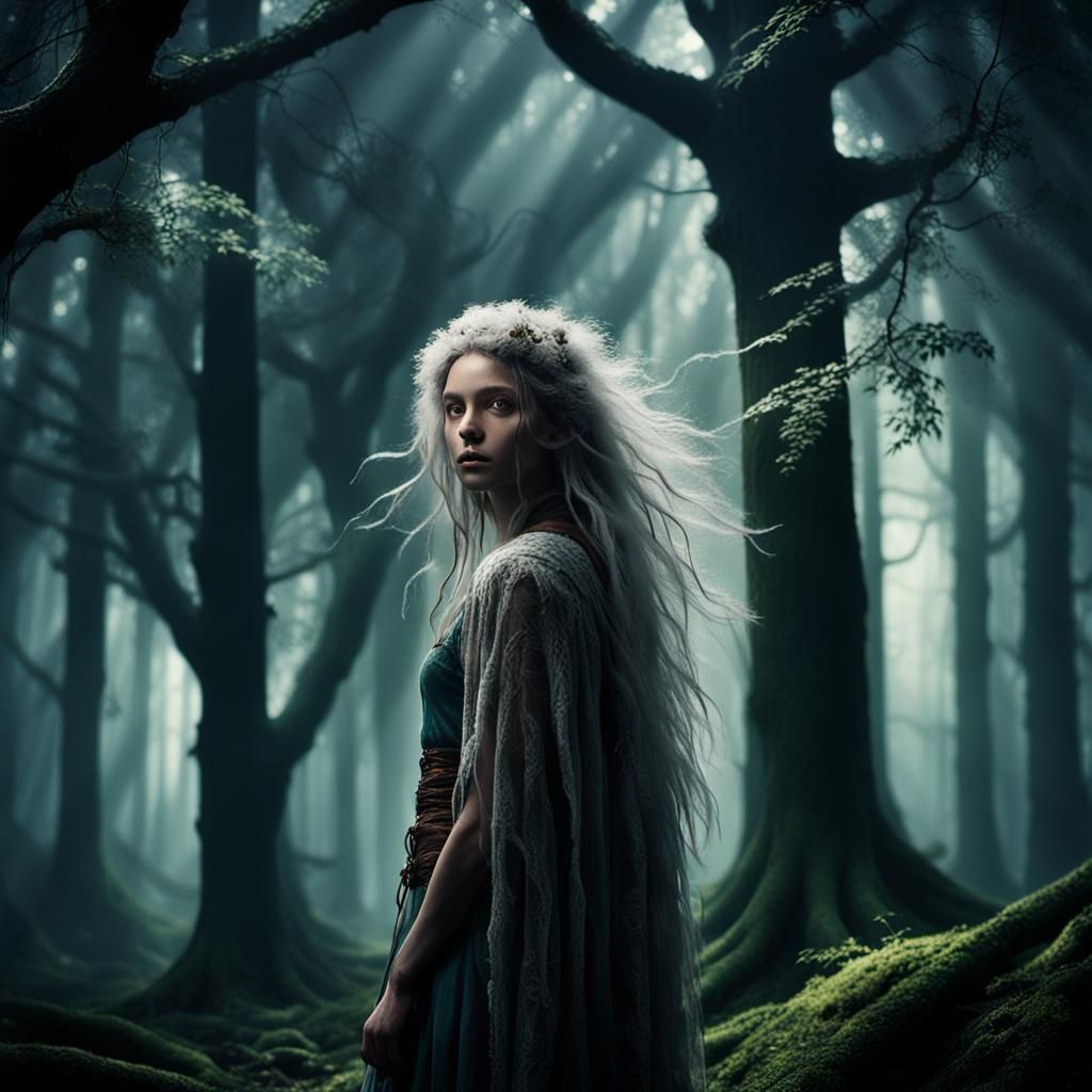 Cinematic Wild Spirit in a Mystical Forest