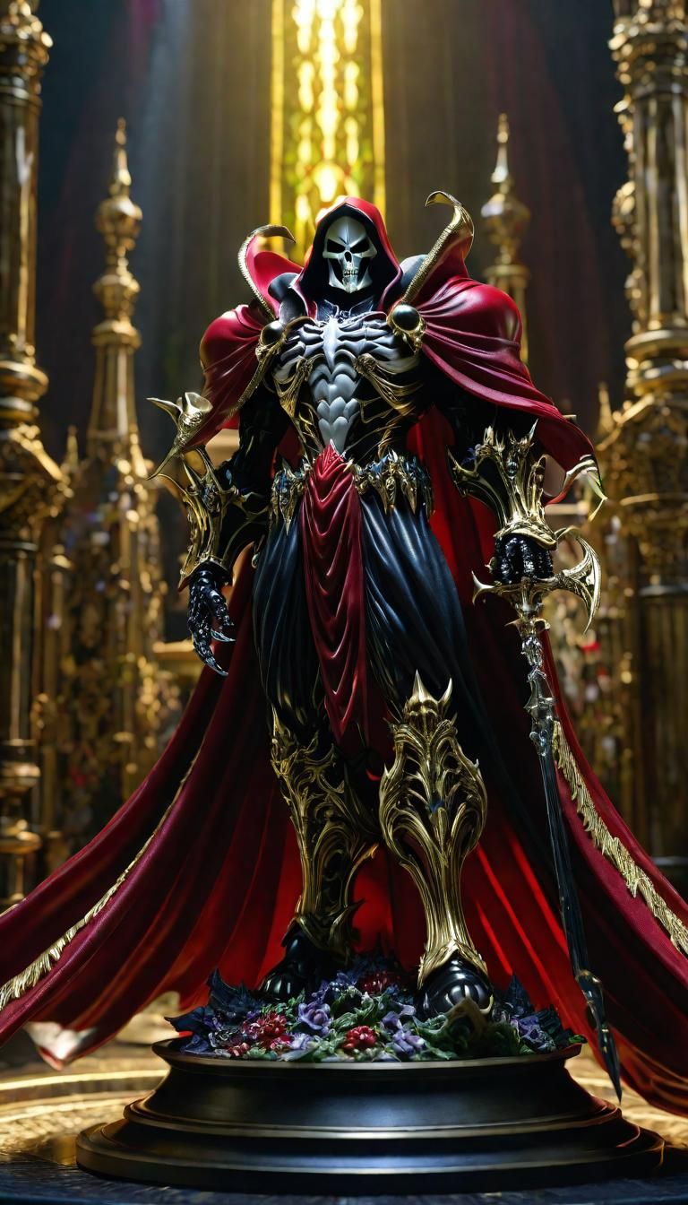 Ainz Ooal Gown as Spawn in McFarlane Style