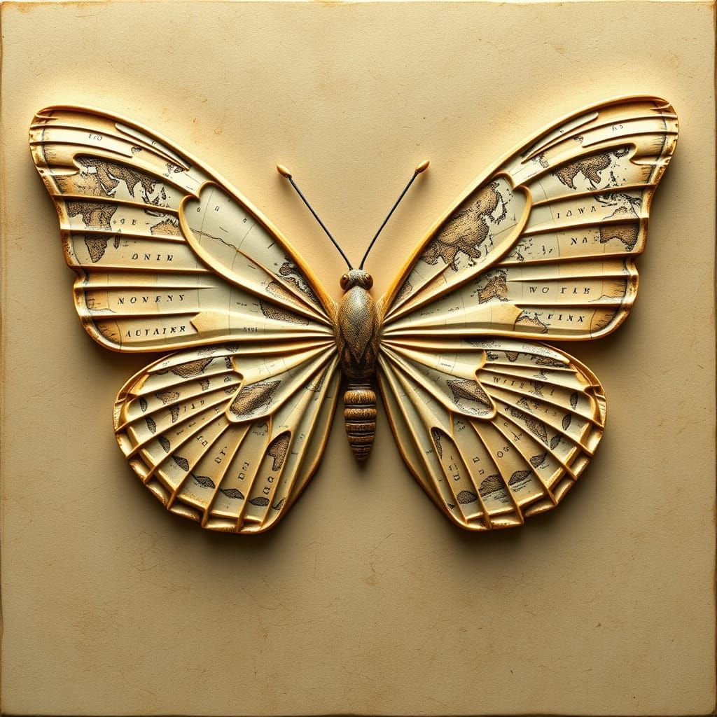Hyper-Realistic Butterfly Atlas in Intricately Textured 3D R...