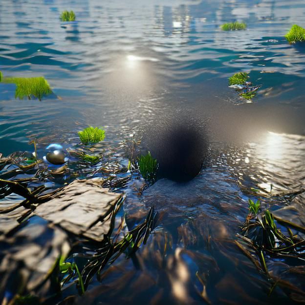 Nokken Emerges From Lake in Unreal Engine