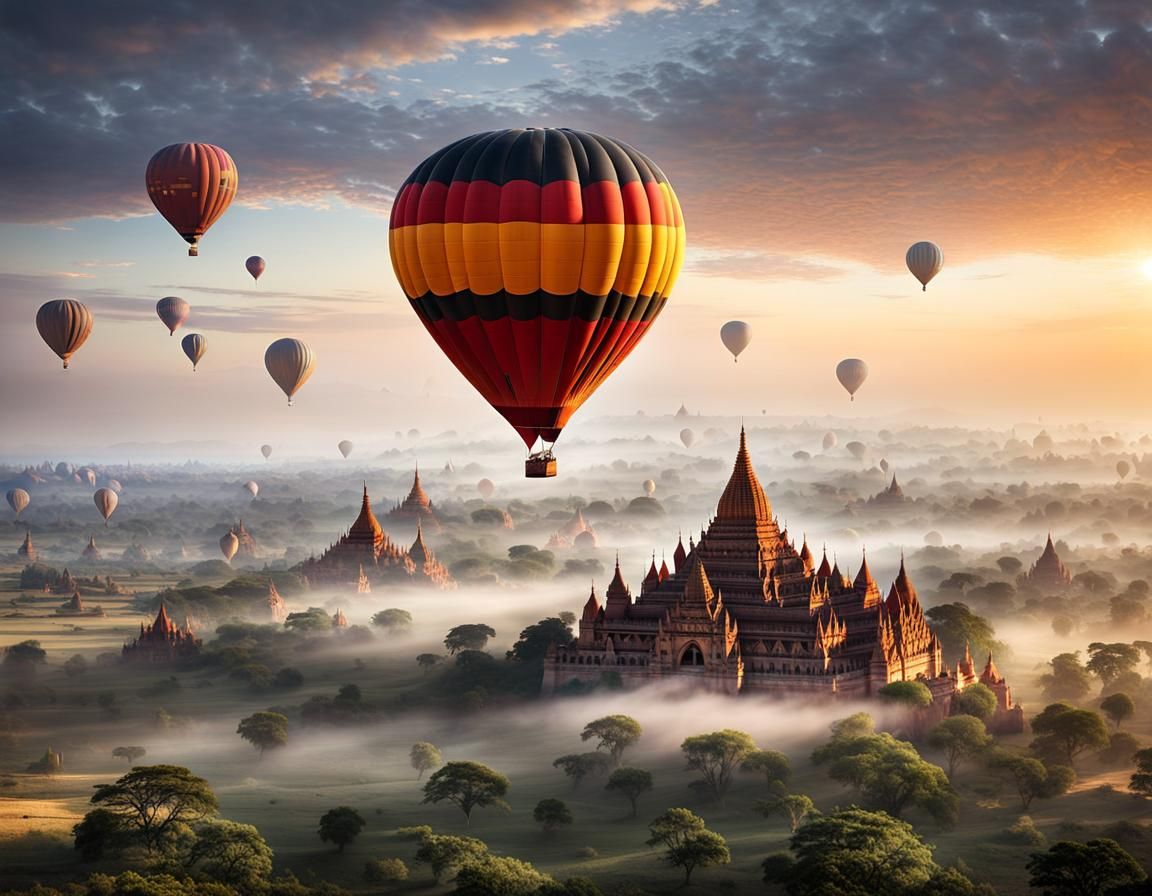 Hot Air Balloon Ride at Bagan – Myanmar