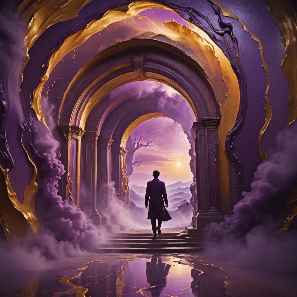 Mystical Portal to a Surreal Dreamscape
