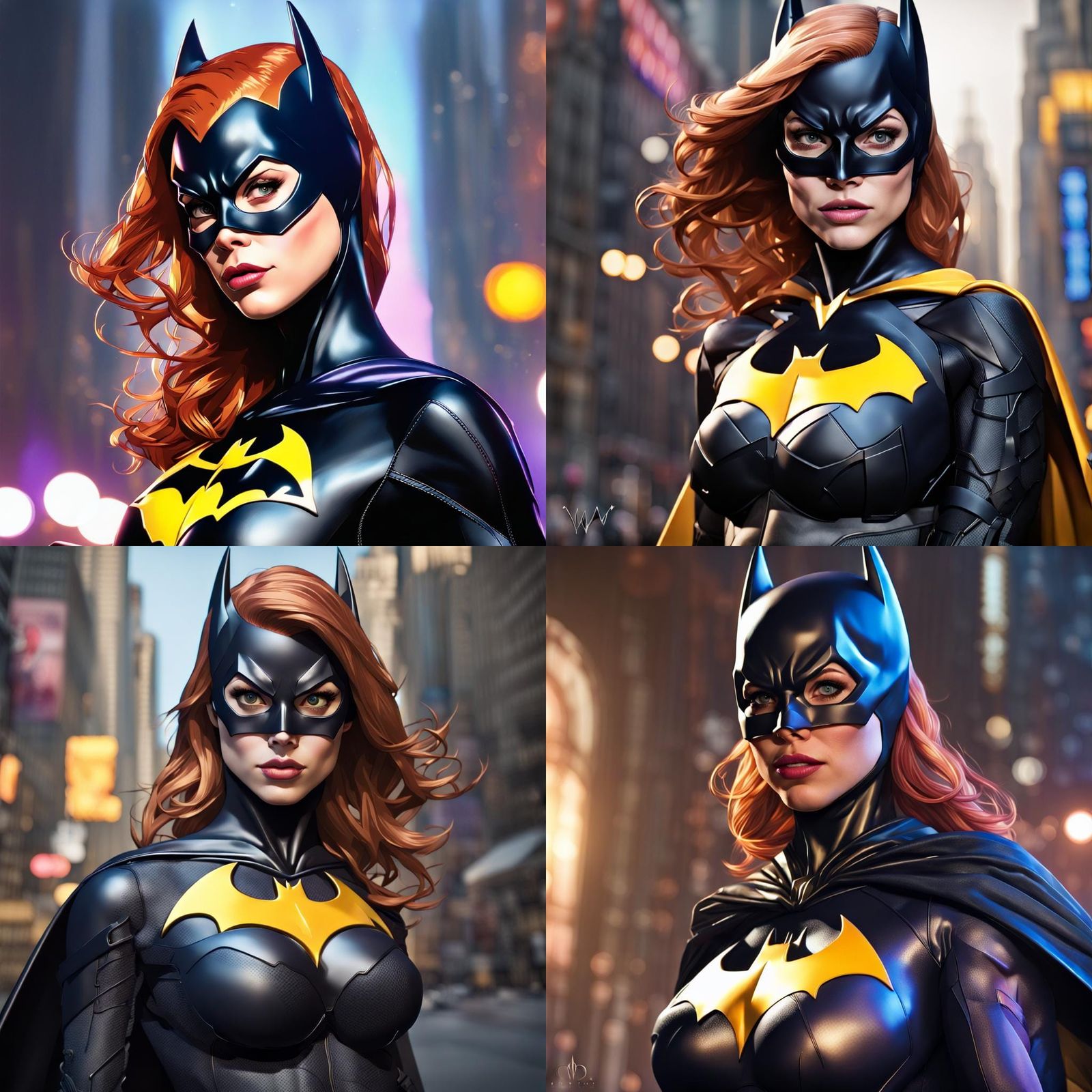 Batgirl as Sleeping Beauty in Phone Booth