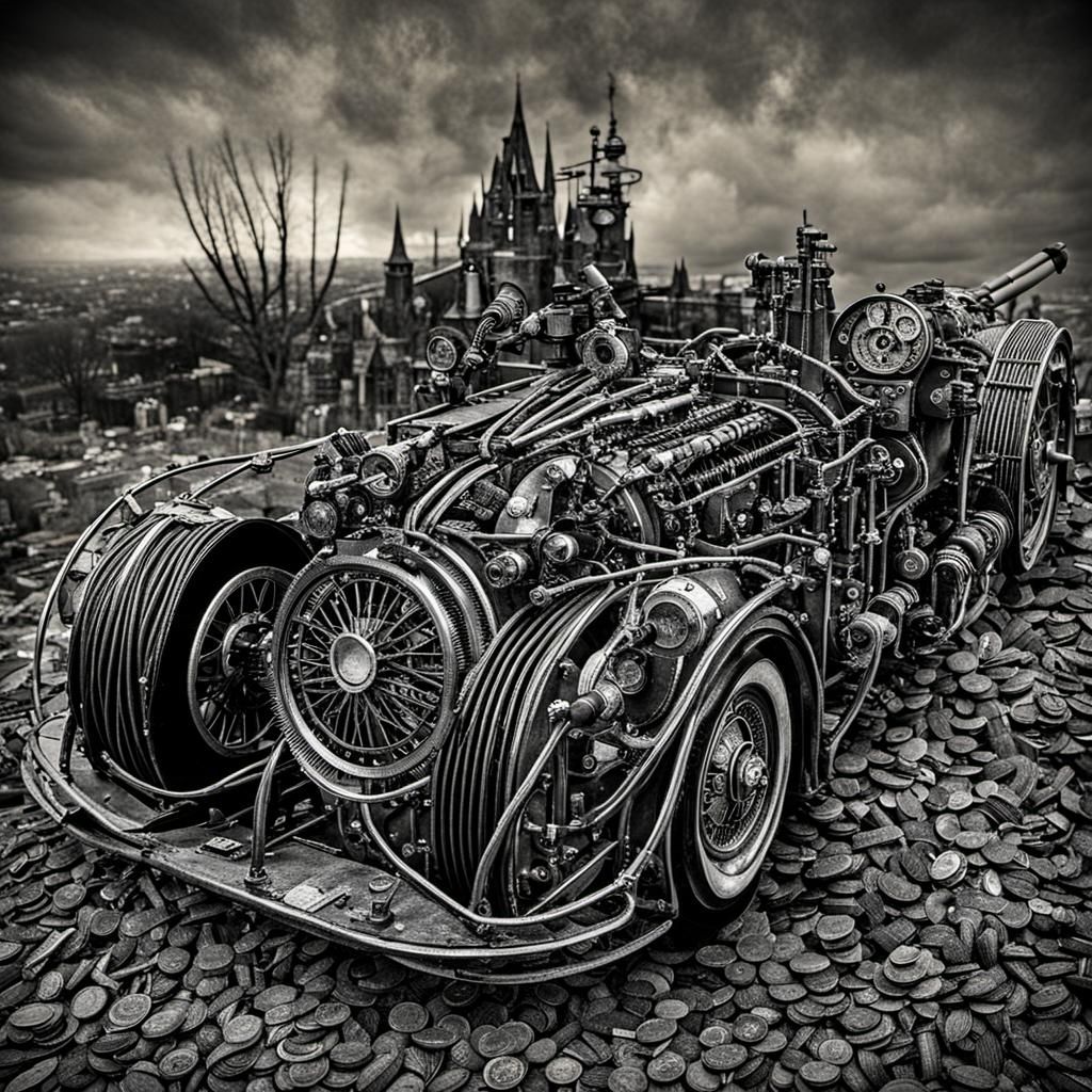 Steampunk Aesthetic Illustration