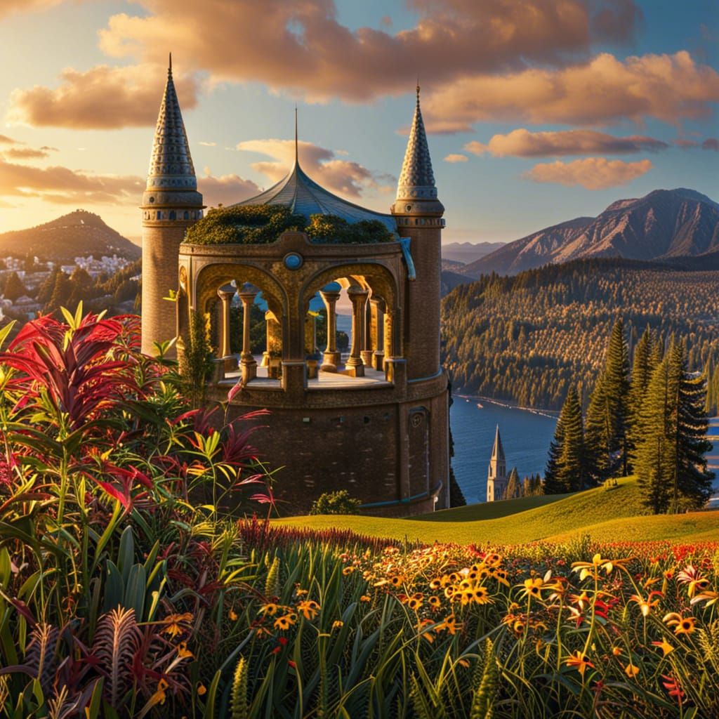 Hourglass Displaying Summer and Autumn Seasons