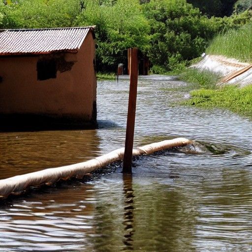 Rustic Village: Wooden Aqueducts