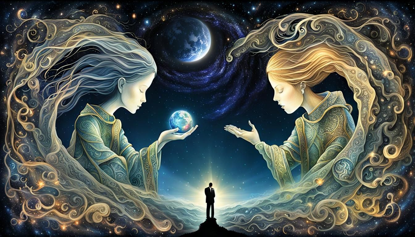 Abstract Eternity Concept Generated by AI