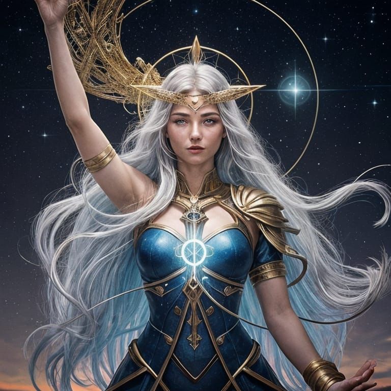 Sagittarius Centaur soars through the cosmos in a celestial ...