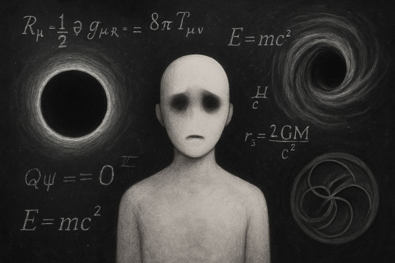 Empty & Scared Chromoshadowed Einstein Couture