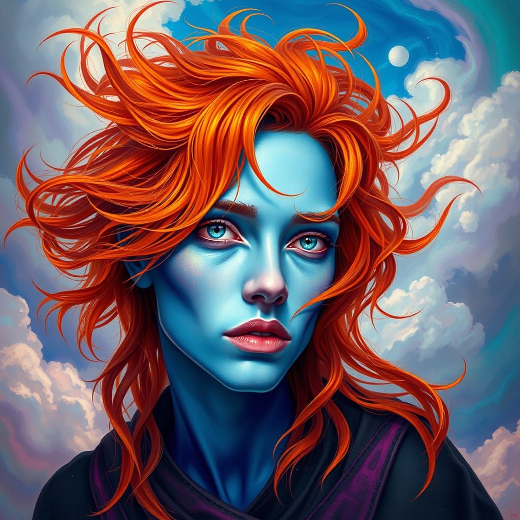 Surreal Portrait in a Dreamlike Aesthetic