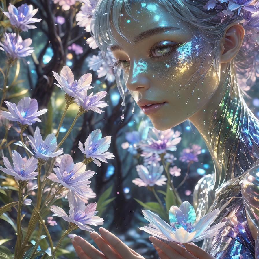 "Cosmic Flora Enchantress"