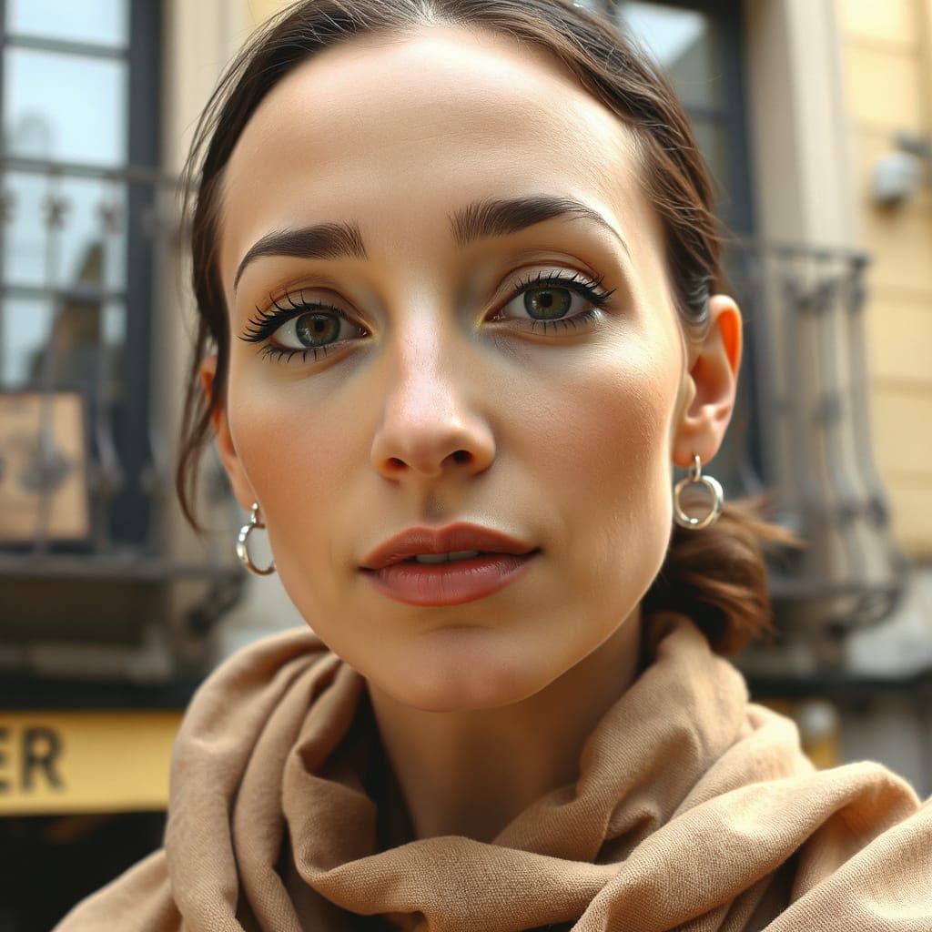 Beautiful Argentine Woman Portrait in Photorealistic Style