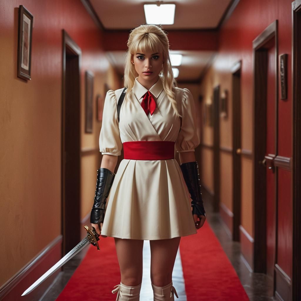 Doll of Intrigue: Killer Robot Megan Wields a Samurai Sword