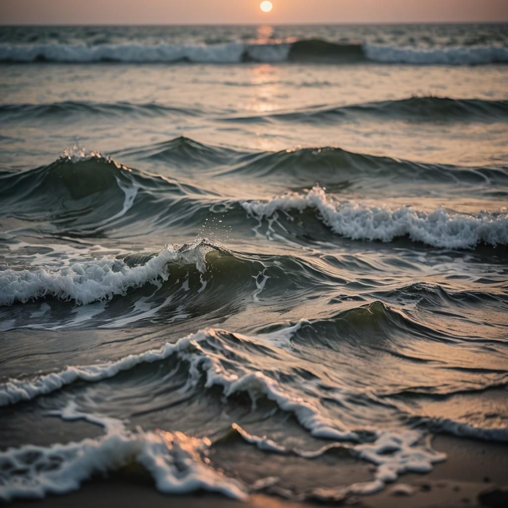 Darkness and Waves: A Momentary Glimpse of Life