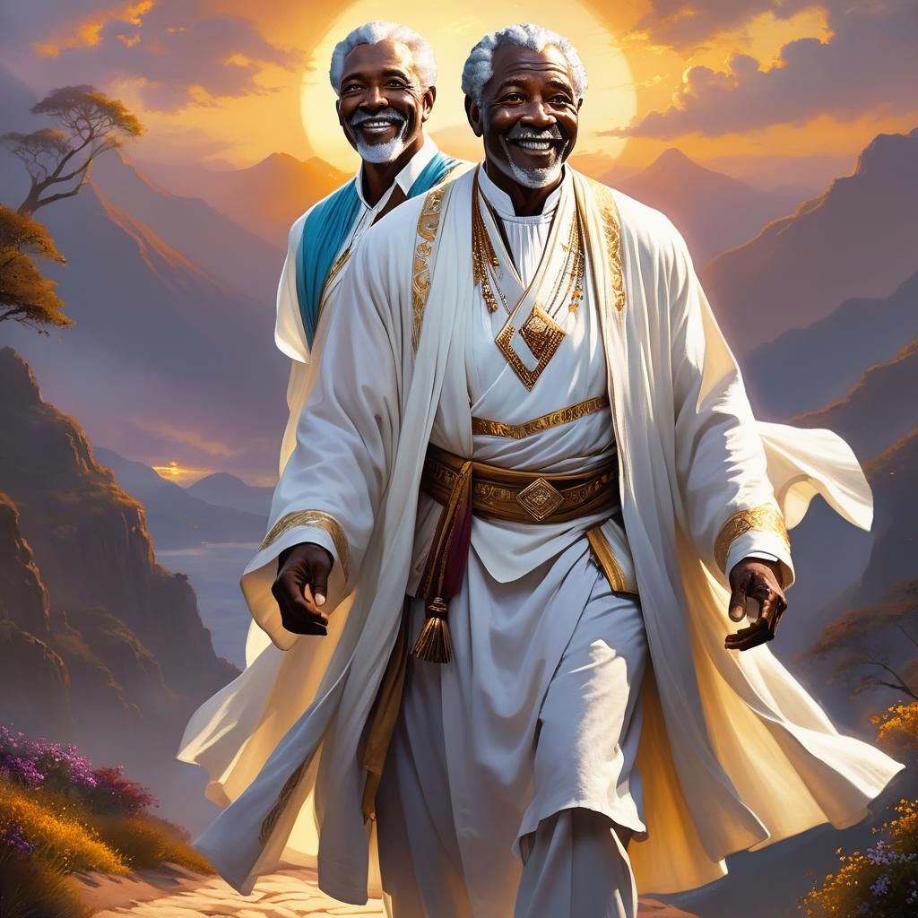 Illuminating Fantasy Portrait in Kinkade Style