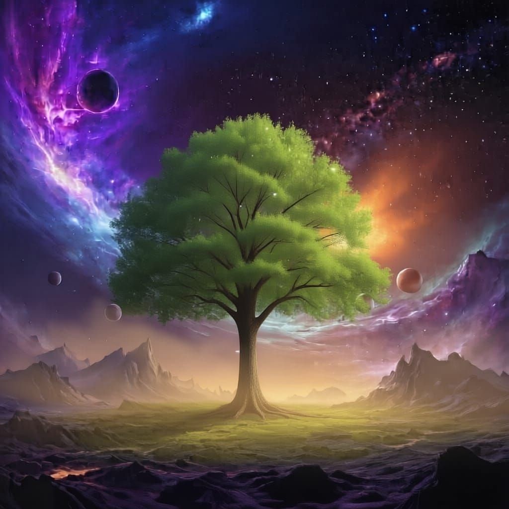 Cosmic Collision and Alien Tree