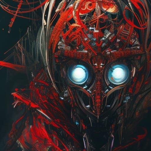 Robot in Tokyo: Urban Dark Fantasy Concept Art