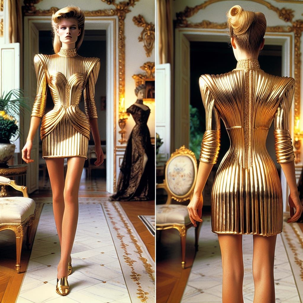 "La Toison d' Or " Haute couture printemps-été 1997.