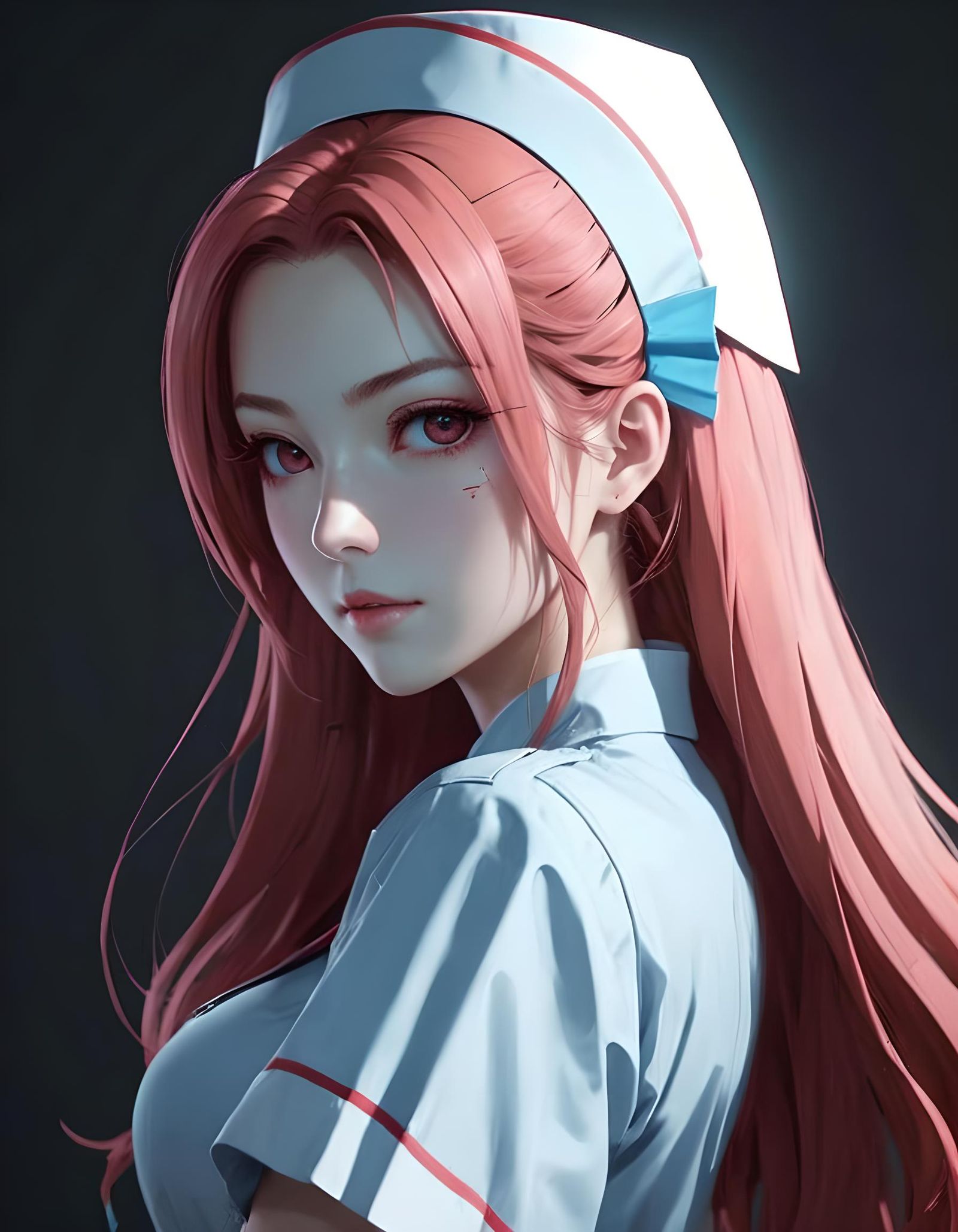 Beautiful nurse girl