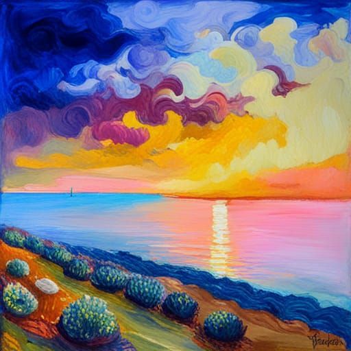 War and Peace: An Impressionist Gouache Painting