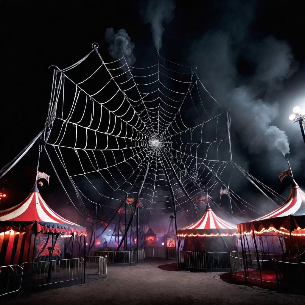 Gothic Spider Circus Theme Park