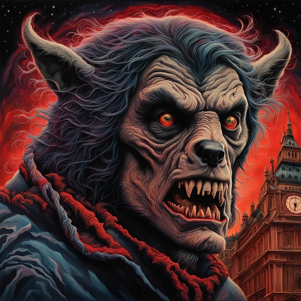 Werewolf in London: A Psychedelic Fantasy Portrait