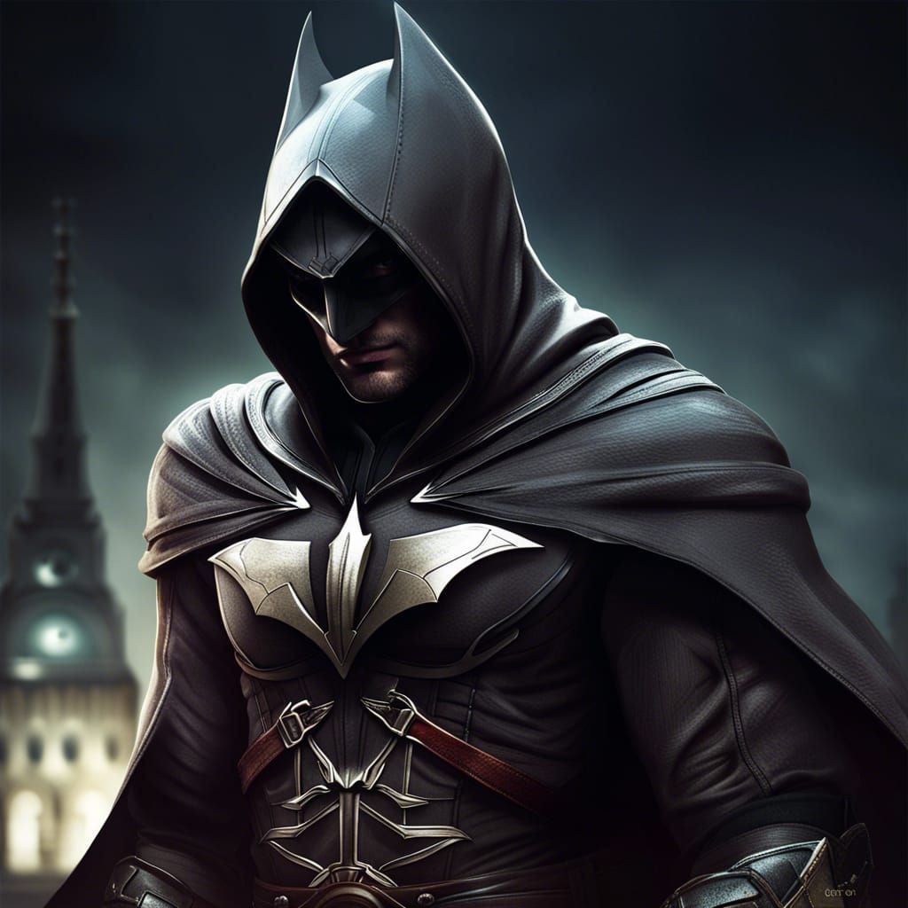 Assassin's Creed Batman: Detailed Matte Painting