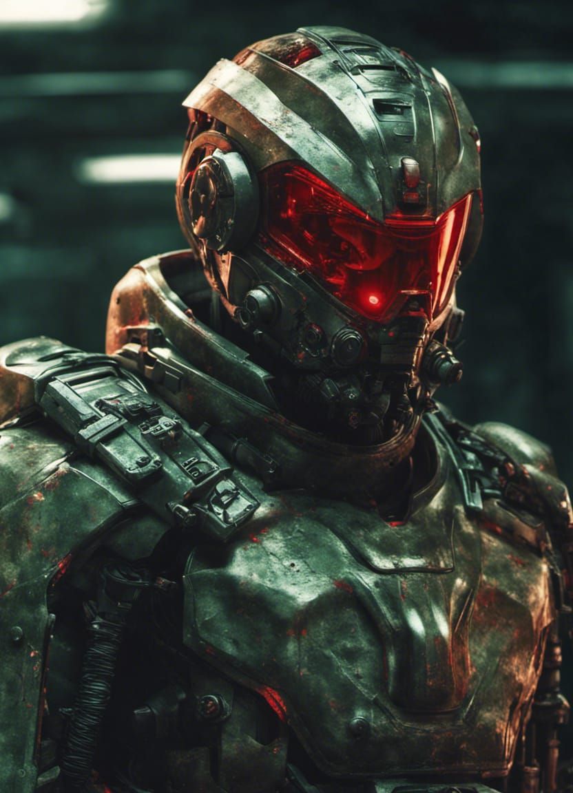 Futuristic Super Soldier Concept Art