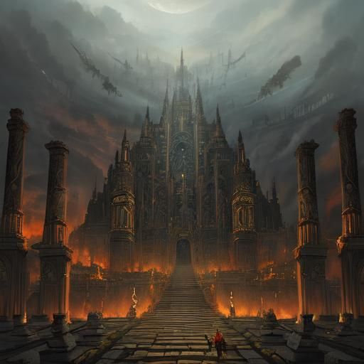 Epic Reincarnation Digital Matte Painting