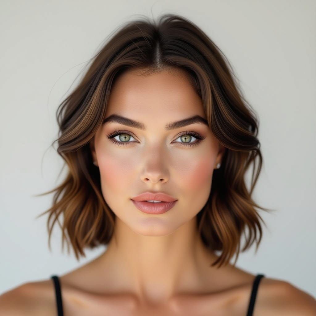 Olga Kurylenko Trapped in Vibrant Abstraction