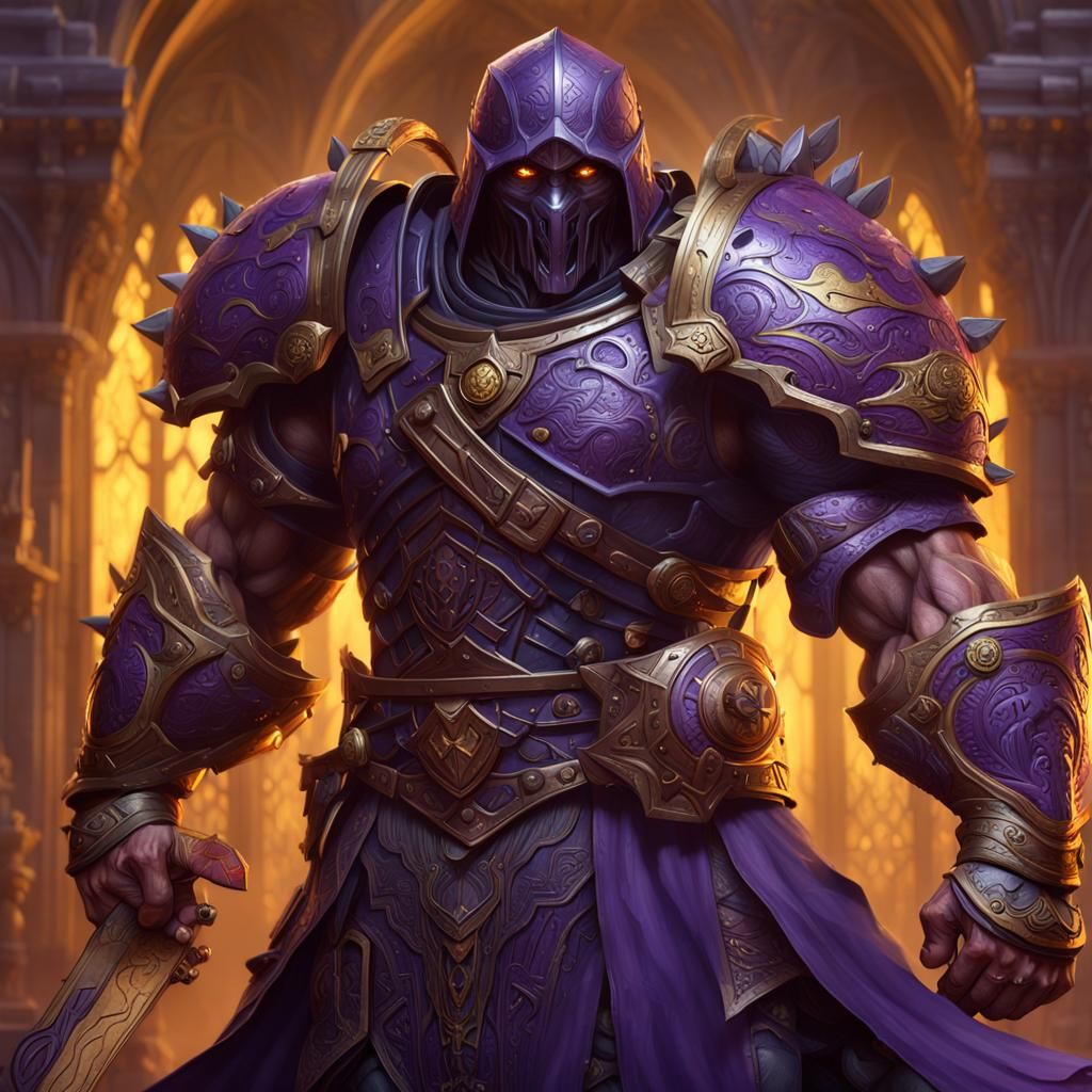 Four Armored Warriors in Dark Fantasy Art