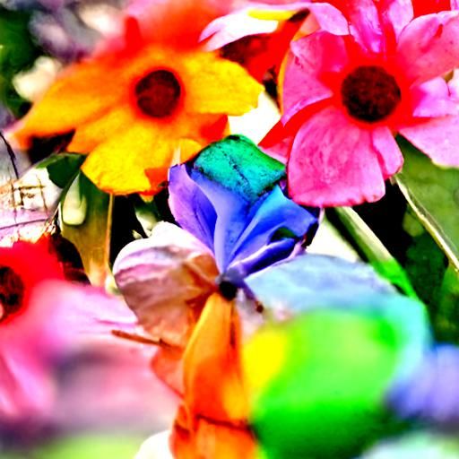 Endless Colorful Flowers in Bloom