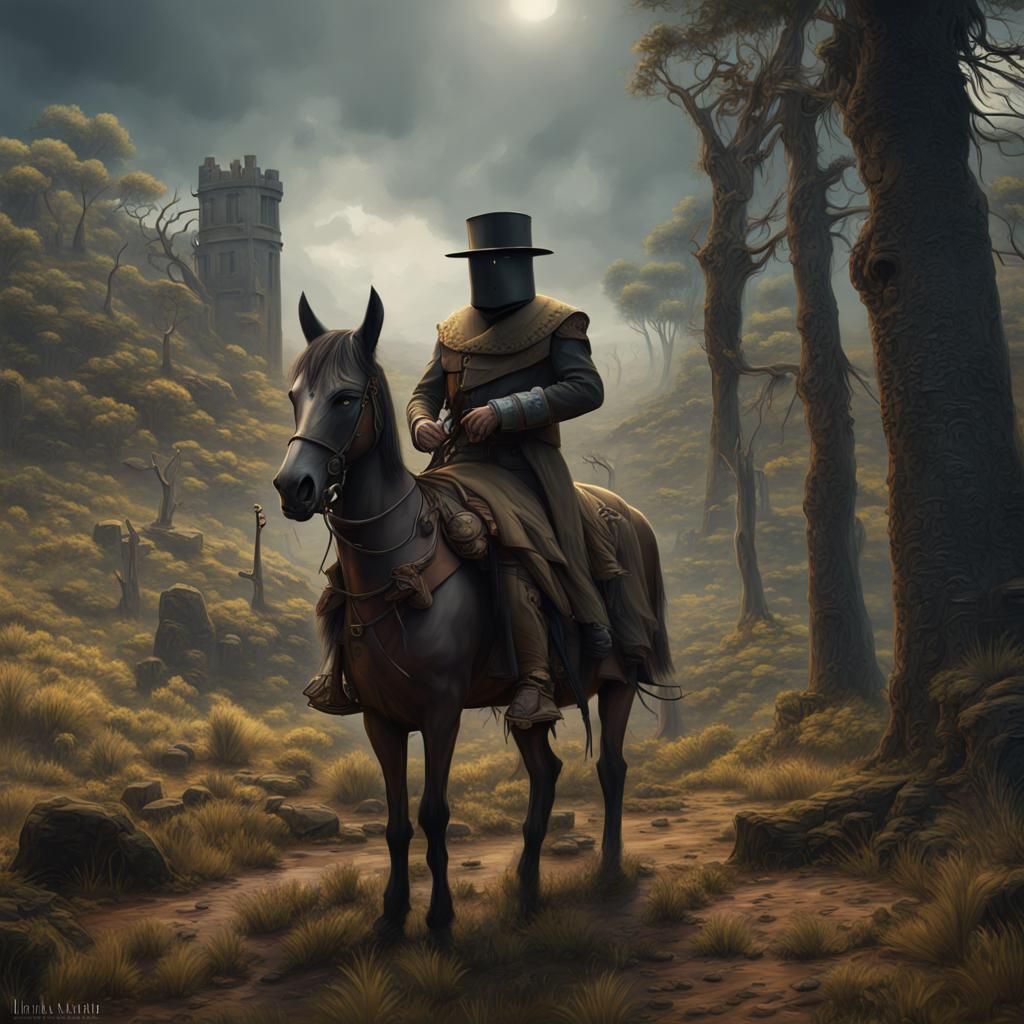 Detailed Matte Painting of Ned Kelly