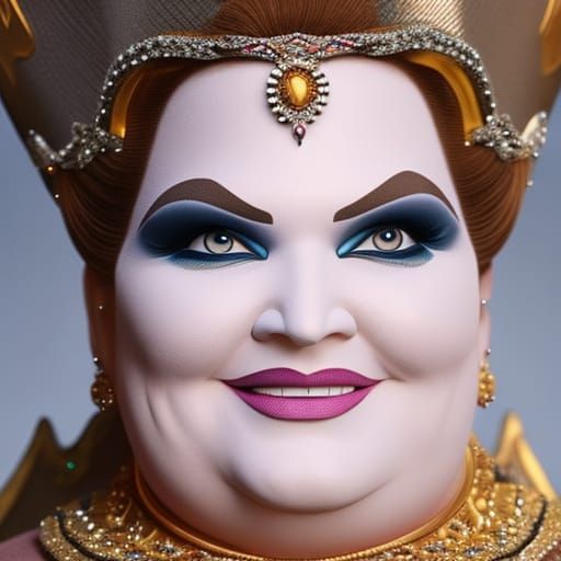 Hyperrealistic Cowgirl Fairy Godmother in Western Detail