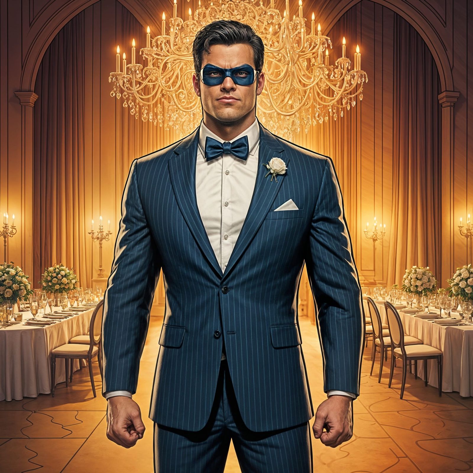 The Wedding Savior in Superhero Style