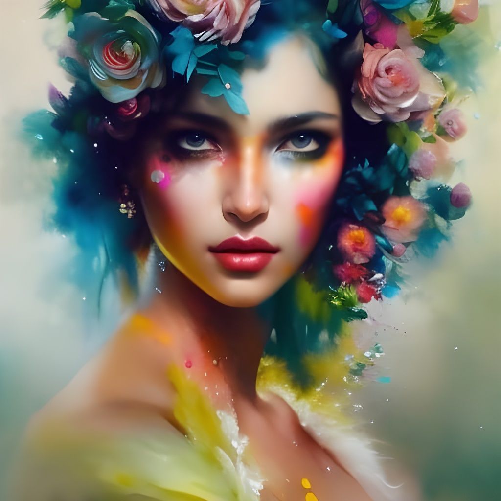 Beautiful As A Painting (My Imaginary Wife Series, Portrait #10)