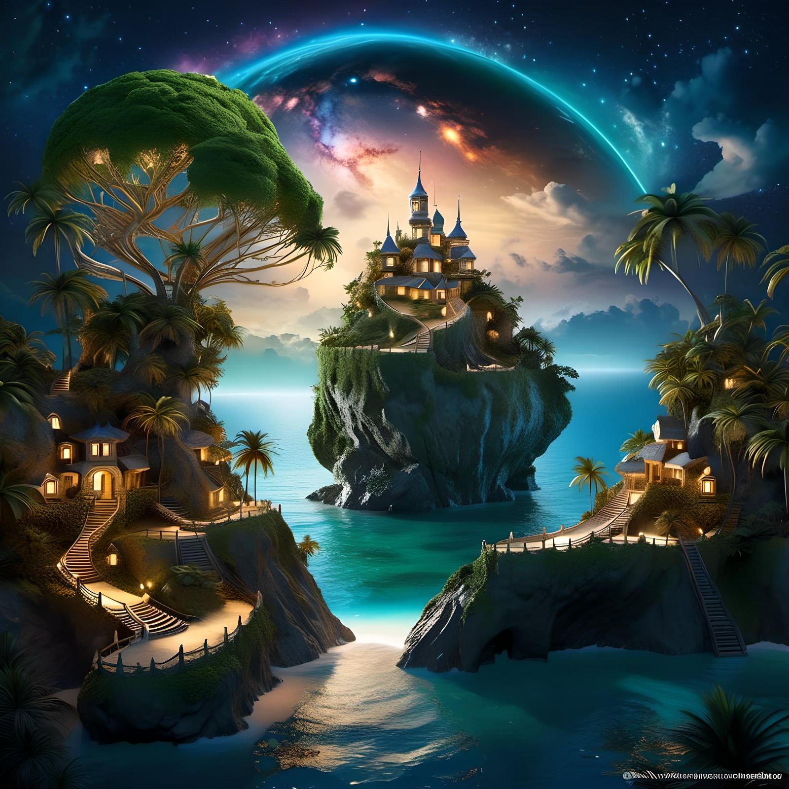 Miniature Skull Island: A Fantasy Dreamscape